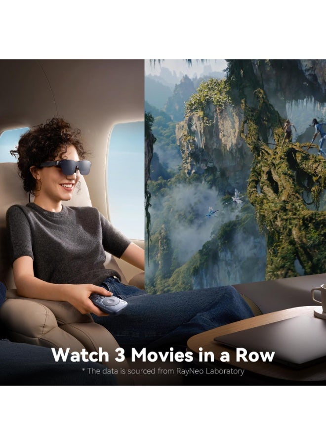 راي نيو جهاز RAYNEO Pocket TV، جهاز GTV محمول معتمد، صندوق بث وسائط، رفيق لنظارات الواقع المعزز، مع جهاز نظارات الواقع المعزز (3 جيجابايت + 64 جيجابايت)، يدعم بطاقة ذاكرة SD بسعة تصل إلى 2 تيرابايت - Image 4